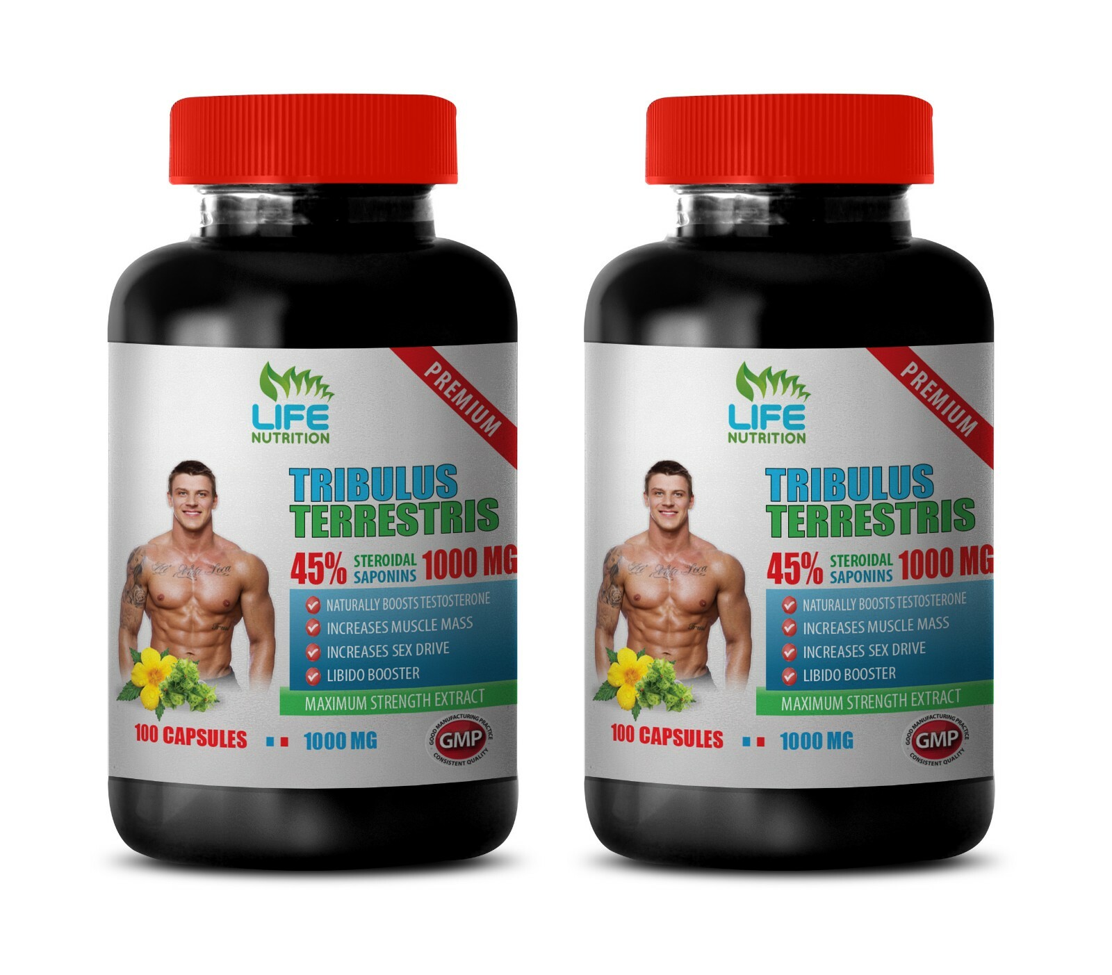 heart health supplement – TRIBULUS TERRESTRIS 45% – muscle building pills 2B