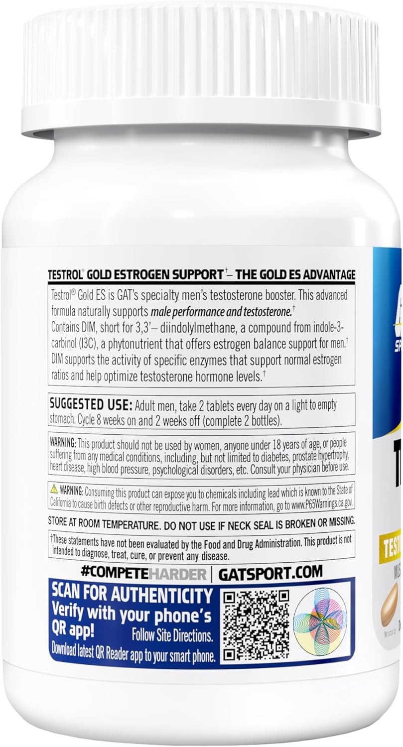 GAT SPORT Testrol Gold ES 60 Tablets