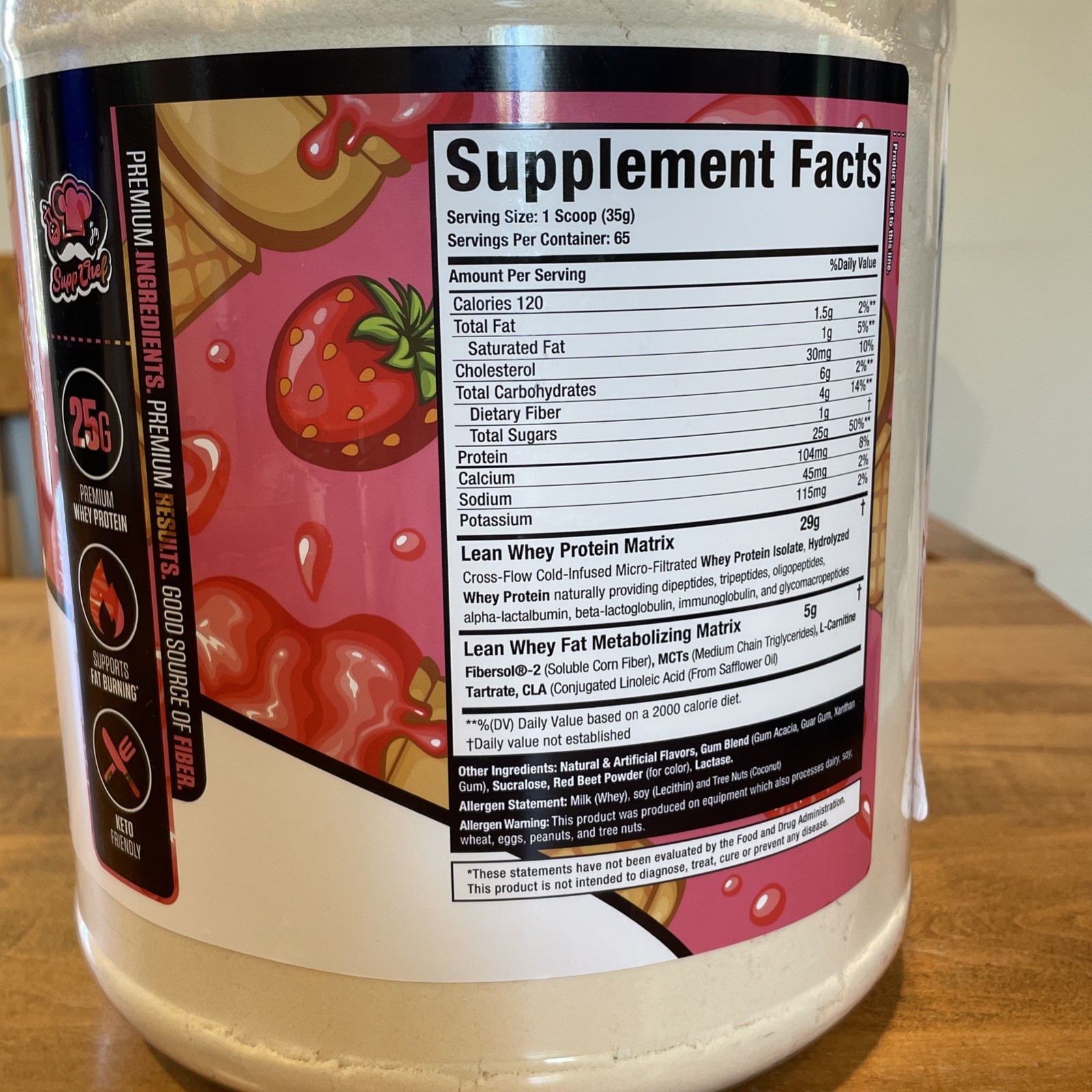 MuscleSport Lean Whey Iso Hydro™ Protein 5lb Strawberry Ice Cream Exp 08/2027