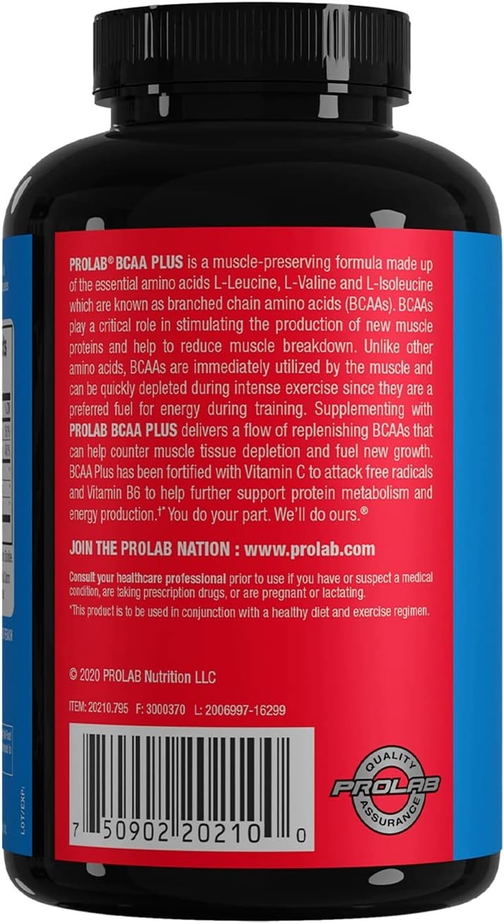 BCAA Plus Capsules: Support Muscle Recovery & Endurance