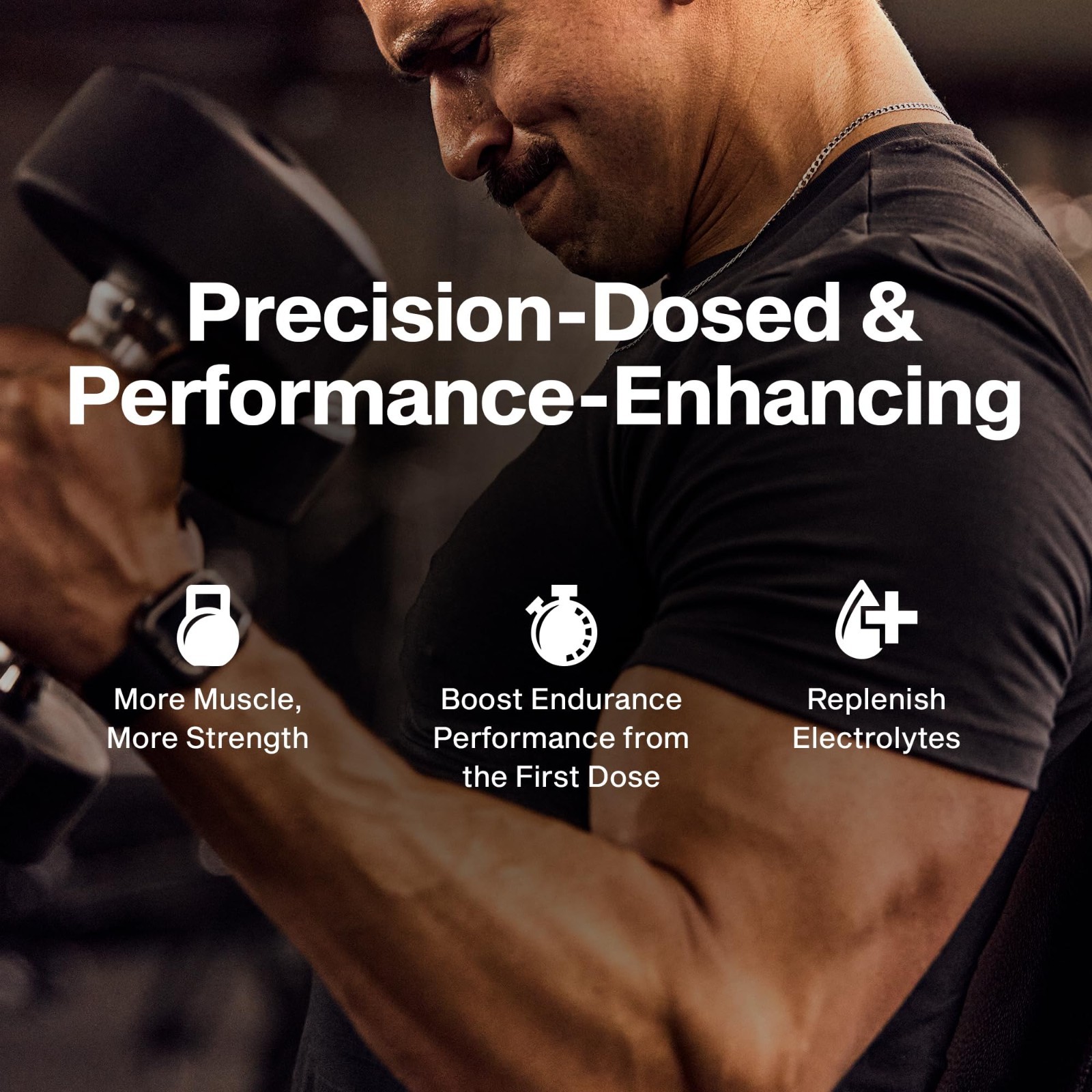 BCAA Amino Acids + Electrolyte Powder – 7g BCAAs, Build Lean Muscle, Boost Endur