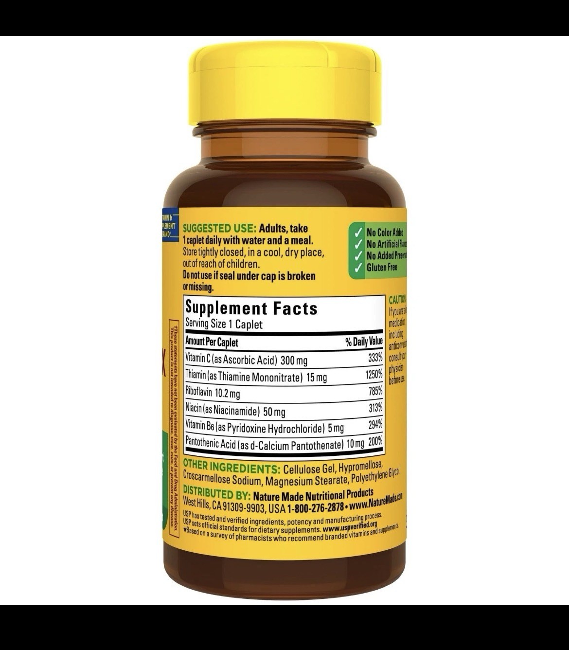 Nature Made Vitamin B-Complex 100 Caplets
