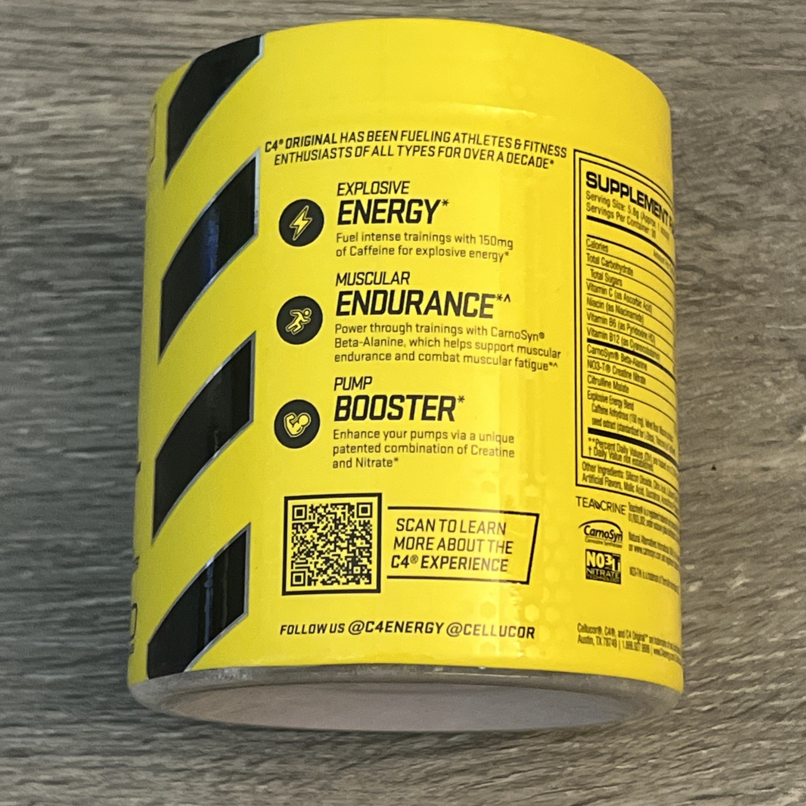 C4® Original, Pre-Workout, Cherry Limeade, 6.1 oz (174 g) 30 Servings BB 07/2027