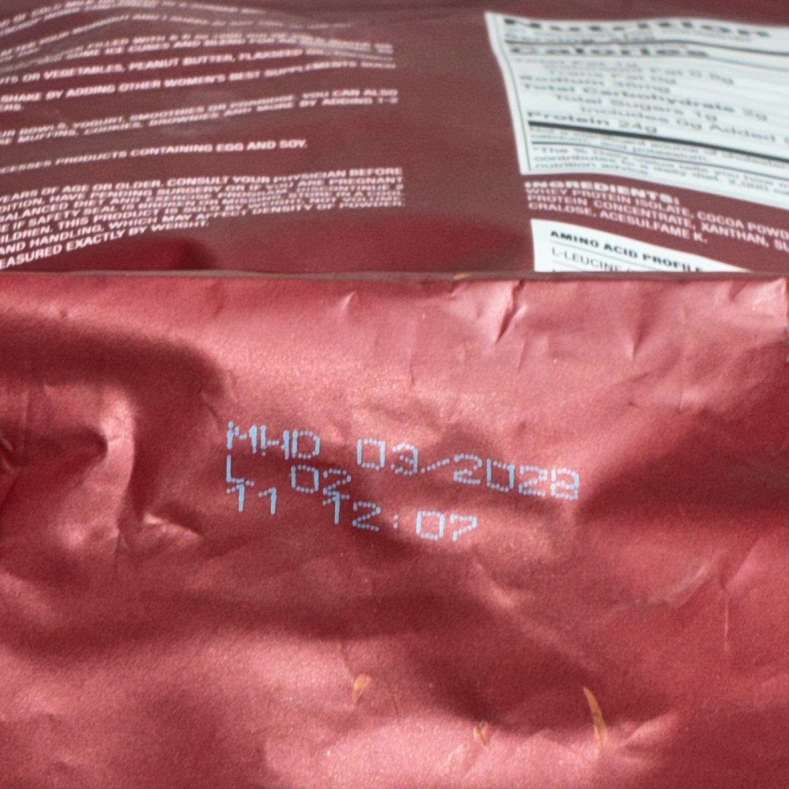 Sealed Women’s Best Fit Pro Whey Protein Double Chocolate 2 Lbs, 30 Servings