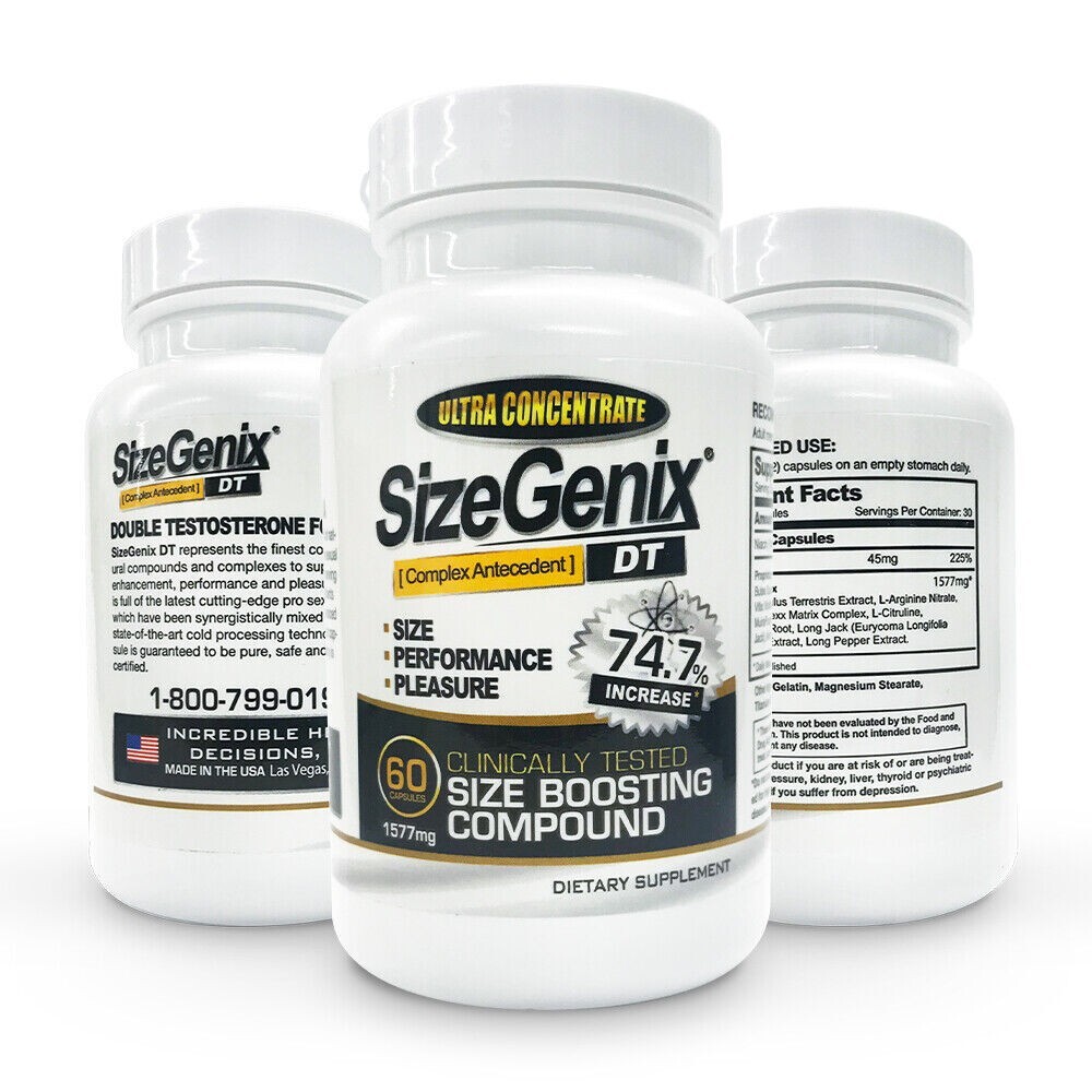 SizeGenix Men’s Health Supplement 3 Month Supply