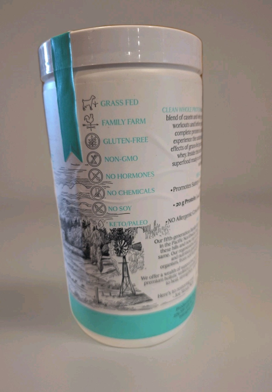 Clean Whole Protein, Unsweetened, 14.1 oz (400 g) Exp 08/26