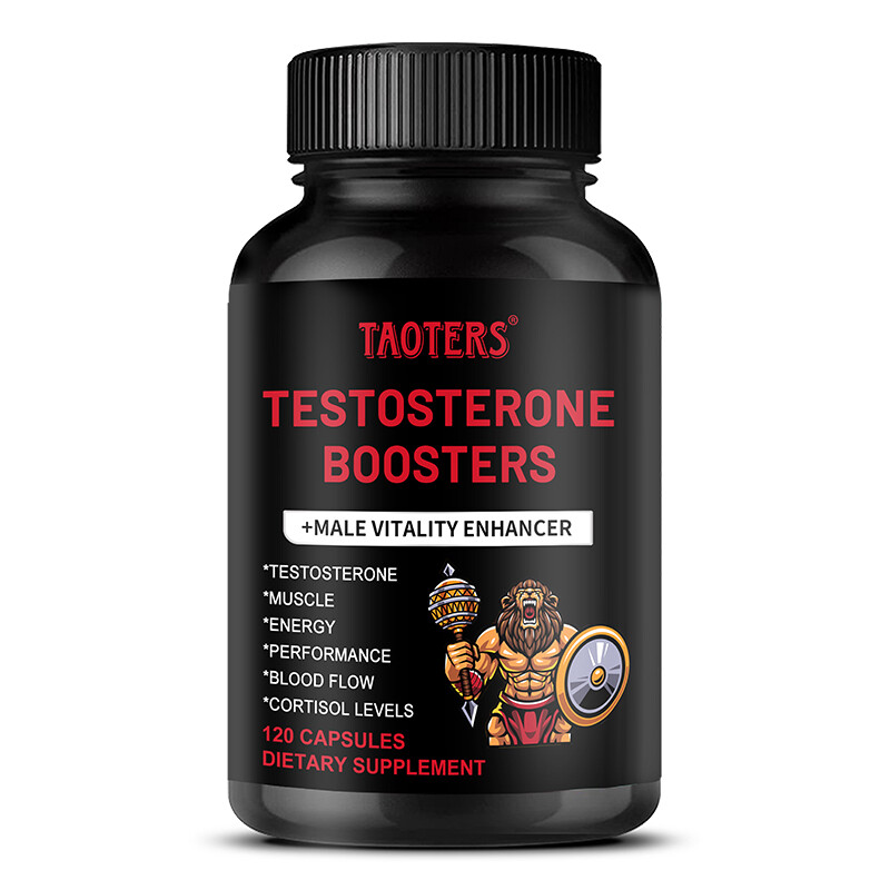 Testosterones Booster for Men High Strength Support Test Boost 120 Capsules