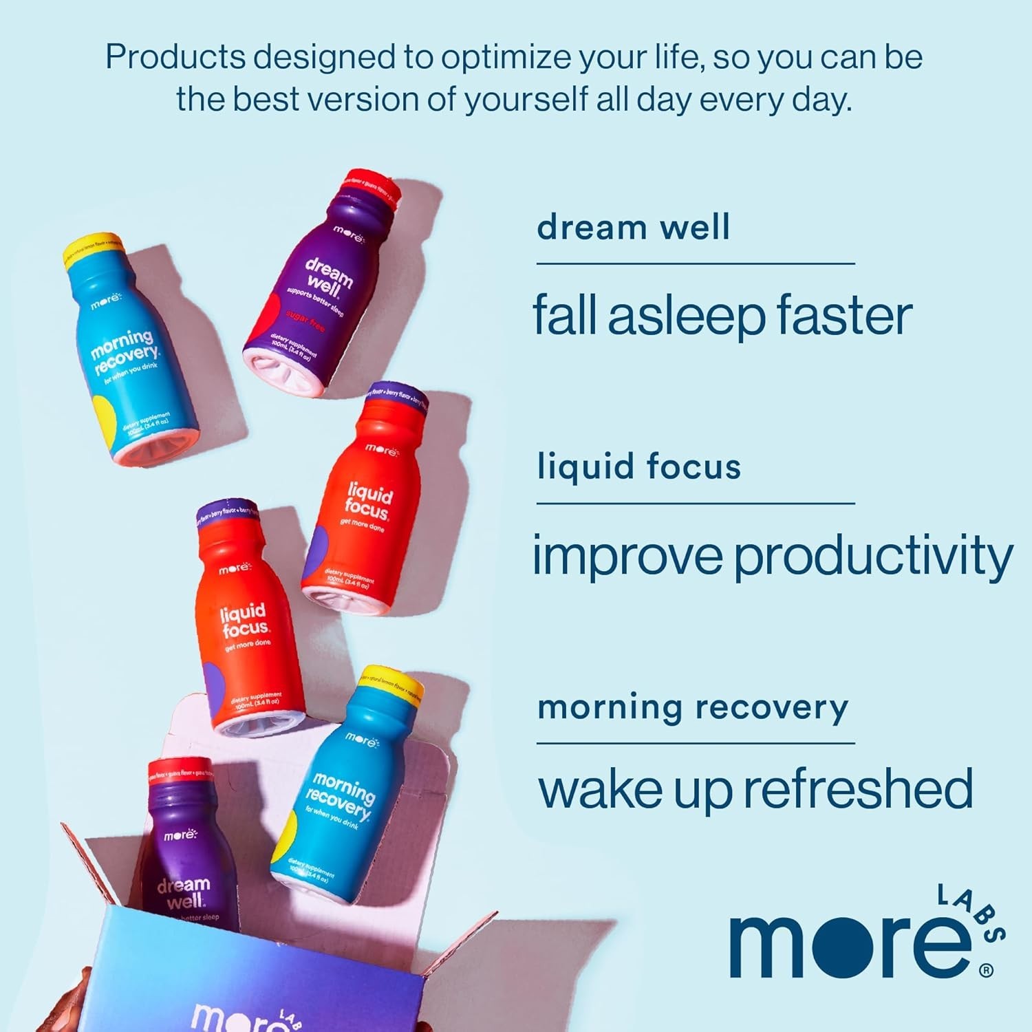 Recharge with Morning Recovery DHM Drink: Lemon Flavor, 6 Pack, Convenient Size