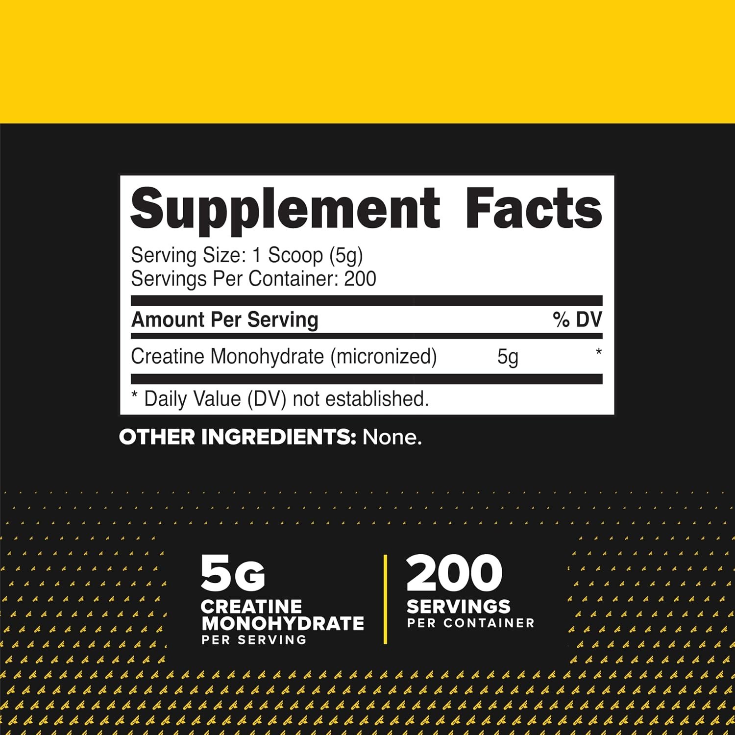 Micronized Creatine Monohydrate Powder 1KG – 200 Servings – , GF, Non-GMO