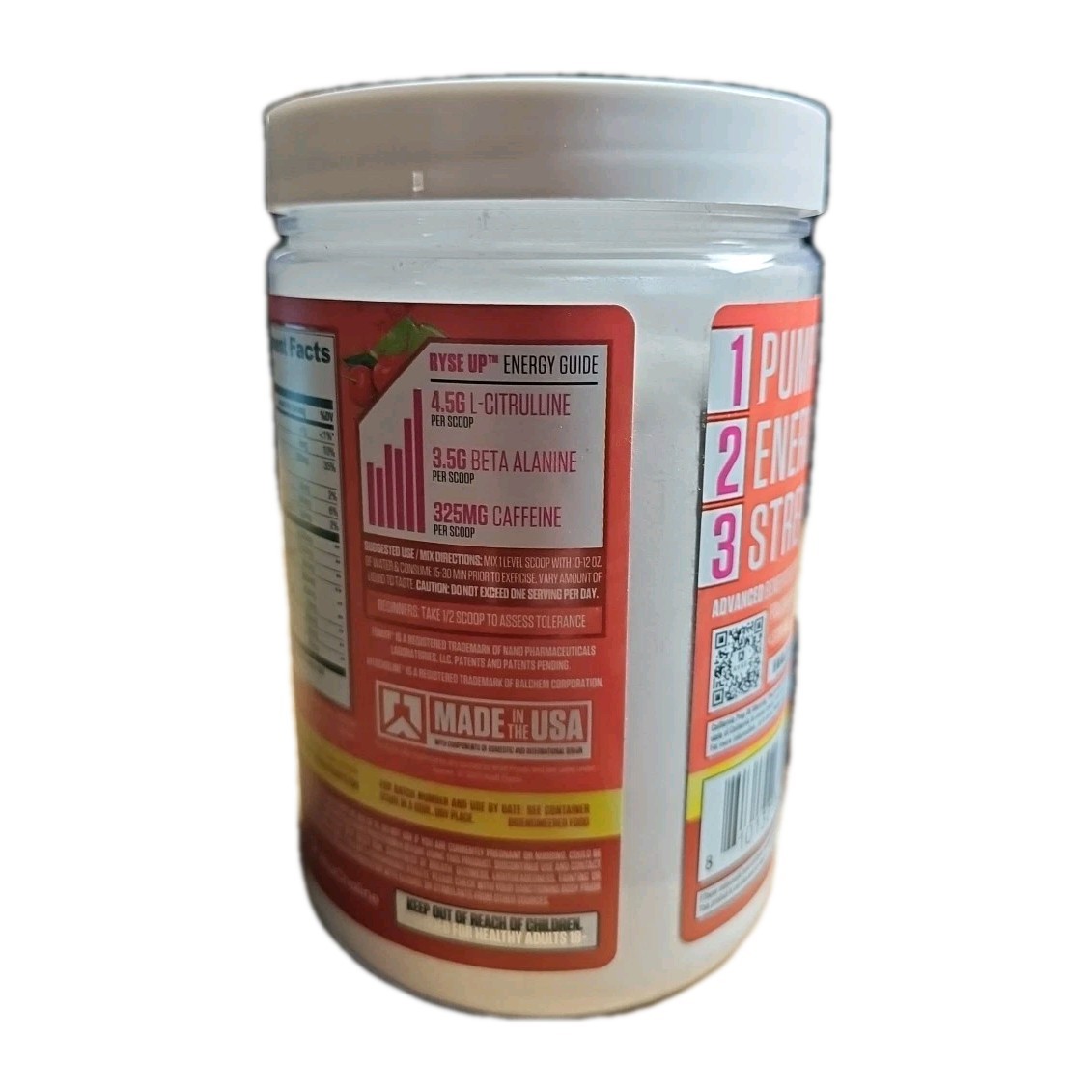 RYSE Loaded Pre Powder Bodybuilding Supplement – Cherry Limeade – Size: 5.1 oz