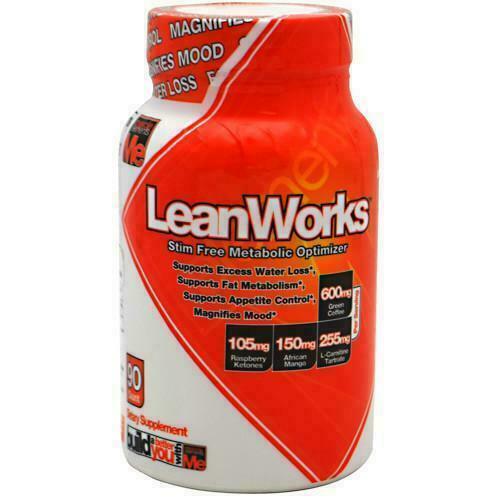 Muscle Elements LEAN WORKS Non- Stim PM Fat Burner Weight Loss – 90 capsules