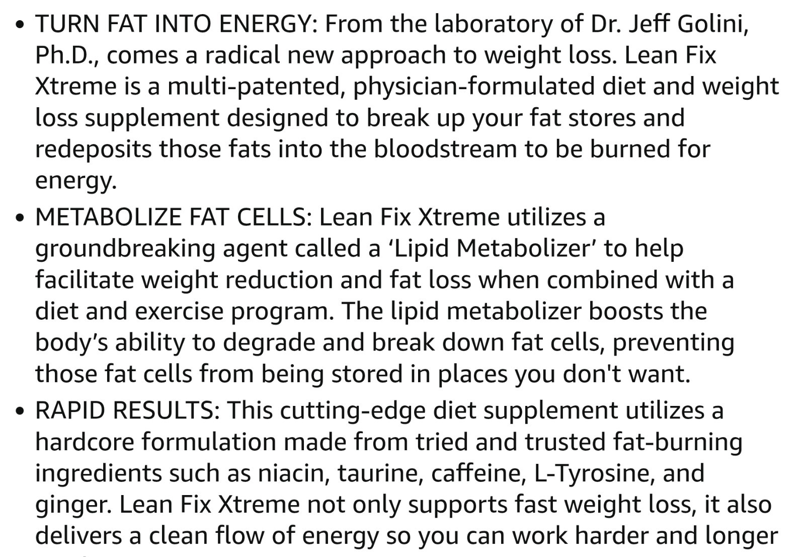 EFXSports LEAN FIX EXTREME Thermo Fat Burner 90 Caps (30 Servings) BEST BY 12/26