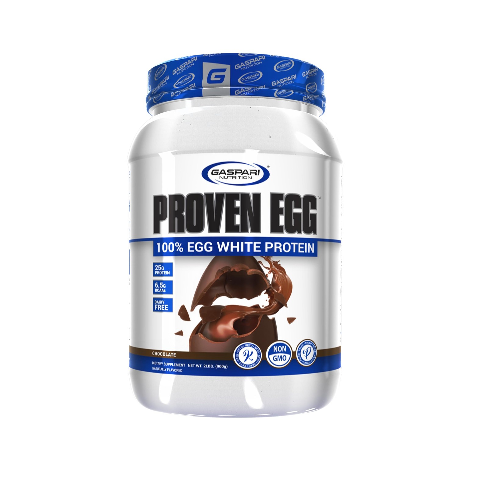 Gaspari Nutrition Proven Egg, 100% Egg White Powder, 25g 2 Pound (Pack of 1)