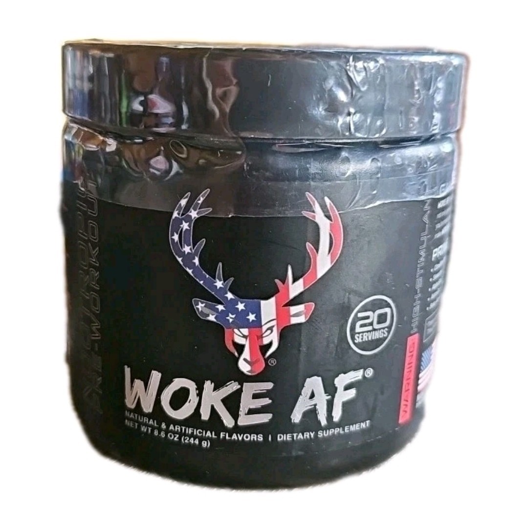 Bucked Up Woke AF Pre-Workout Powder Rocket Pop – 8.6oz