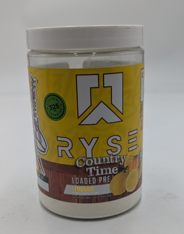 RYSE Core Loaded PreWorkout Energy Supplement Powder Country Time Lemonade 11/26