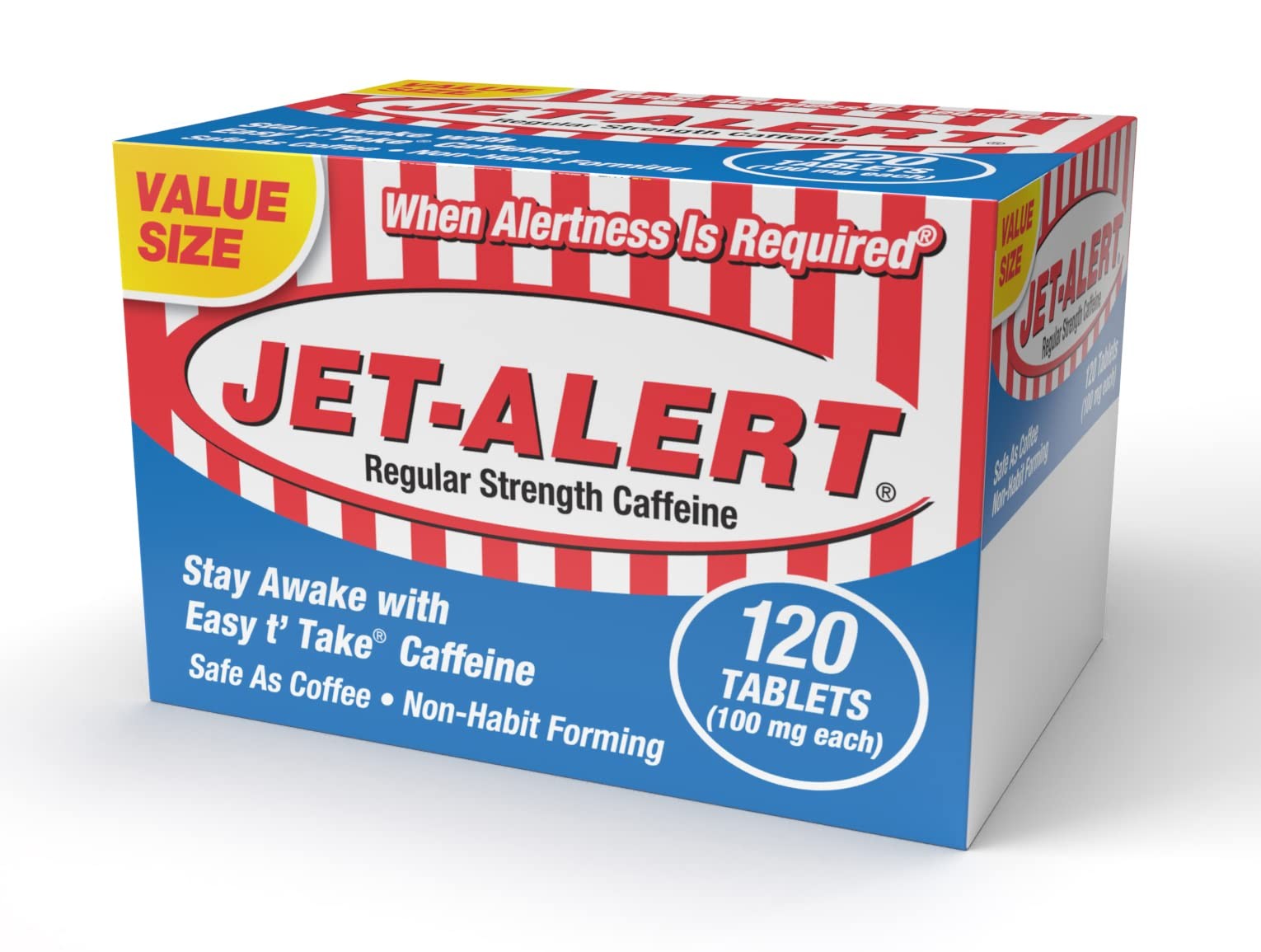 Caffeine Tabs 100 MG Each 120 Count