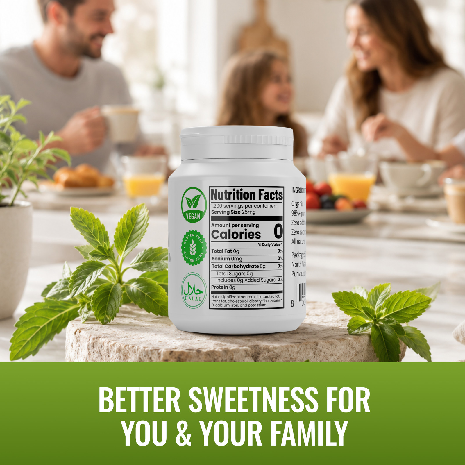 Stevia (Reb-M) Powder – bulk wholesale powder trusted retailer Puriva Nutrition