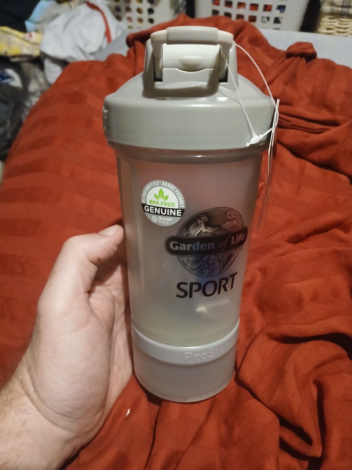 16 oz Blender Bottle Sport w/ Twist n Lock Pro Stack Storage System