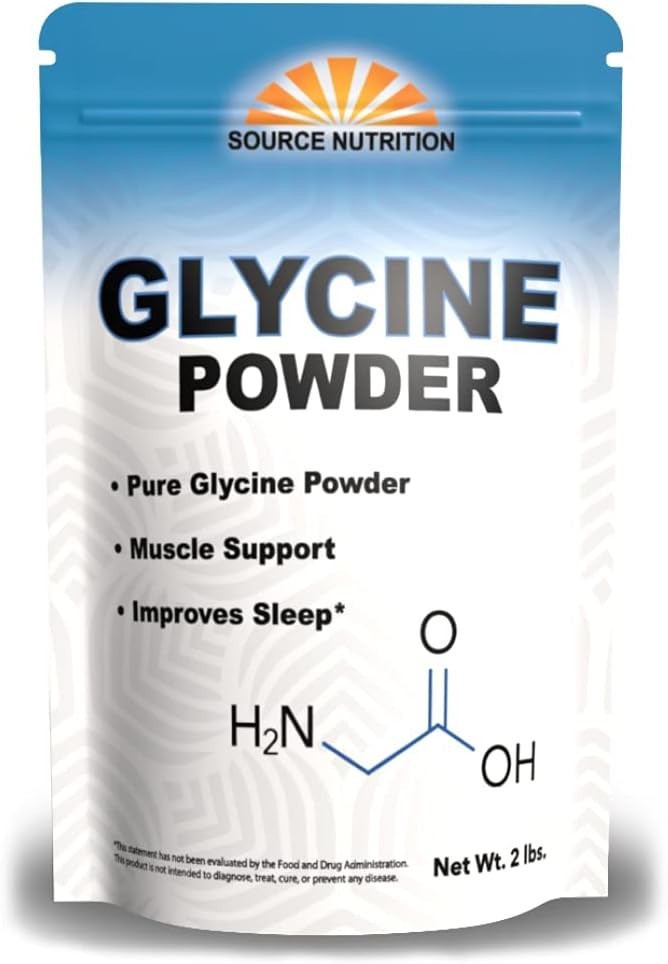 Glycine Powder 2 lbs – Promotes Restful Sleep, Muscle Energy and Strength, Me…