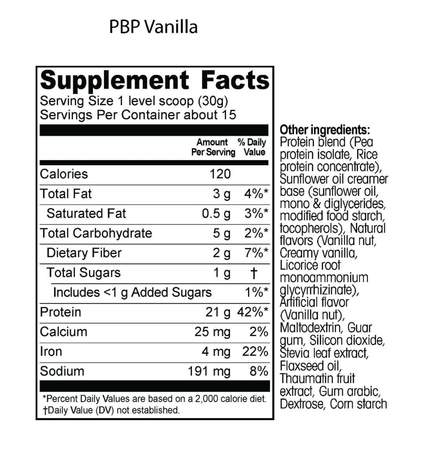 Beverly International PBP (Plant-Based Protein), Vegan, Gluten-, Dairy-,Soy-Free