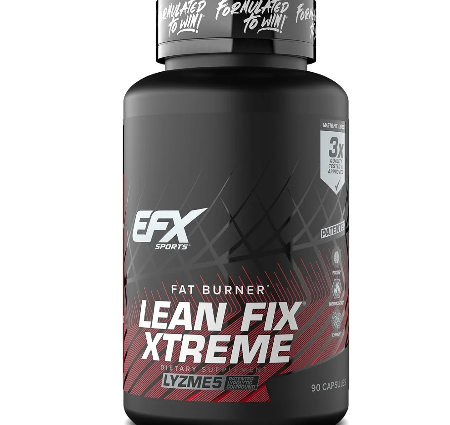 EFXSports LEAN FIX EXTREME Thermo Fat Burner 90 Caps (30 Servings) BEST BY 12/26