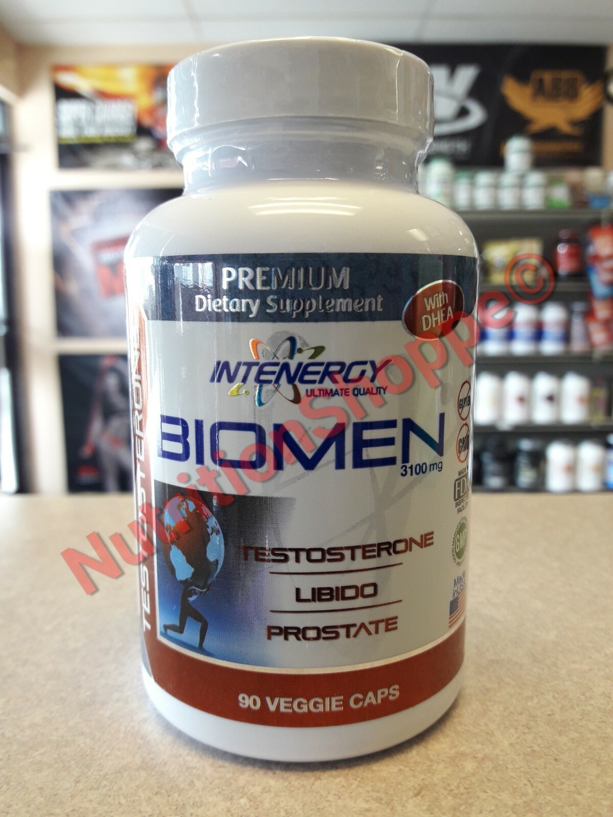 Intenergy BIOMEN 3100mg 90 VCaps Test Libido Prostate Sexual Health SHIPS FREE
