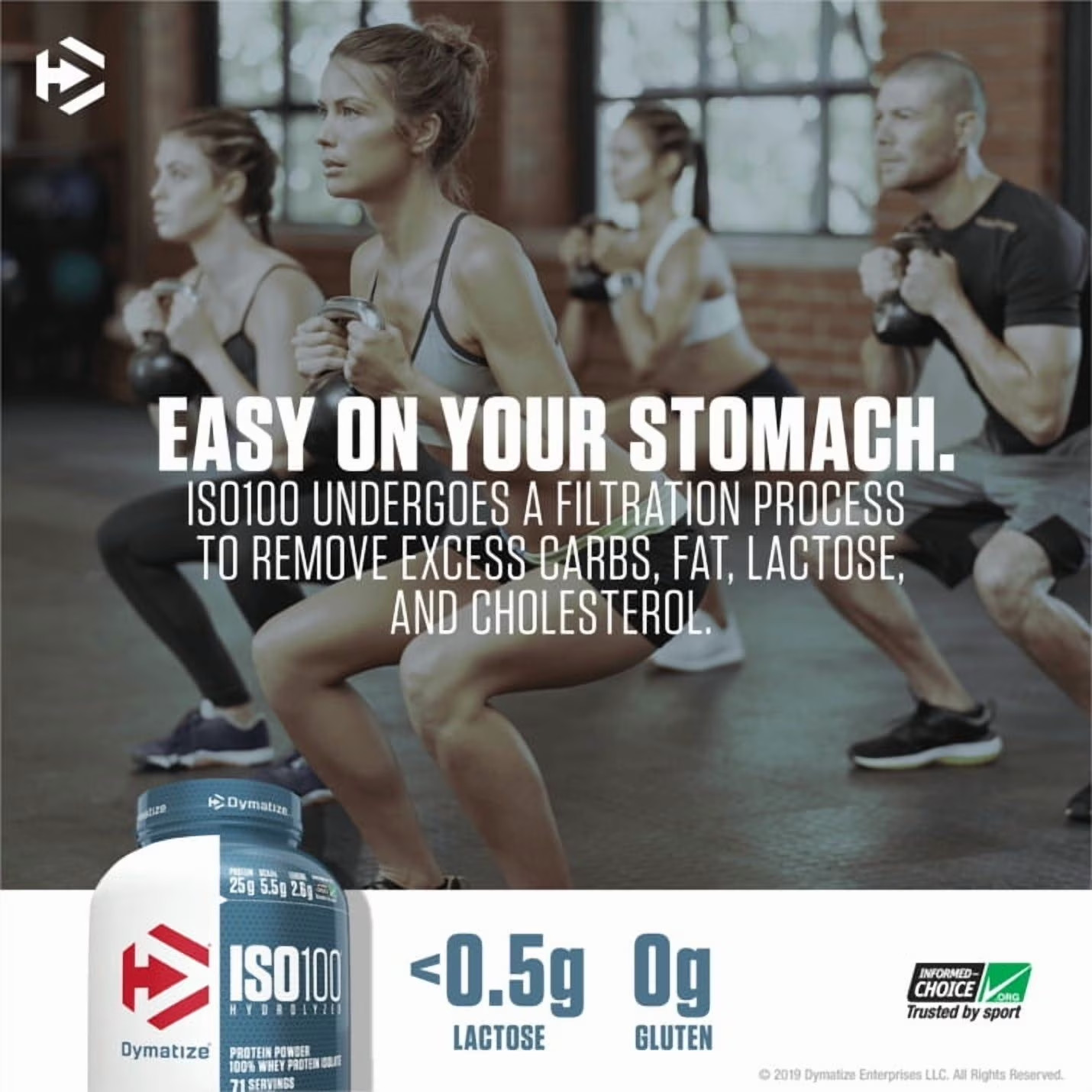 Dymatize ISO100 Hydrolyzed Whey Isolate Protein Powder, Gourmet Vanilla