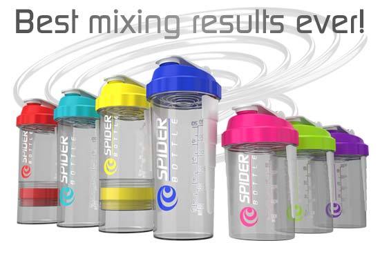 Spider bottle,protein shaker cup 3 in 1 (3 Layers) Sports water bottle 16 fl oz