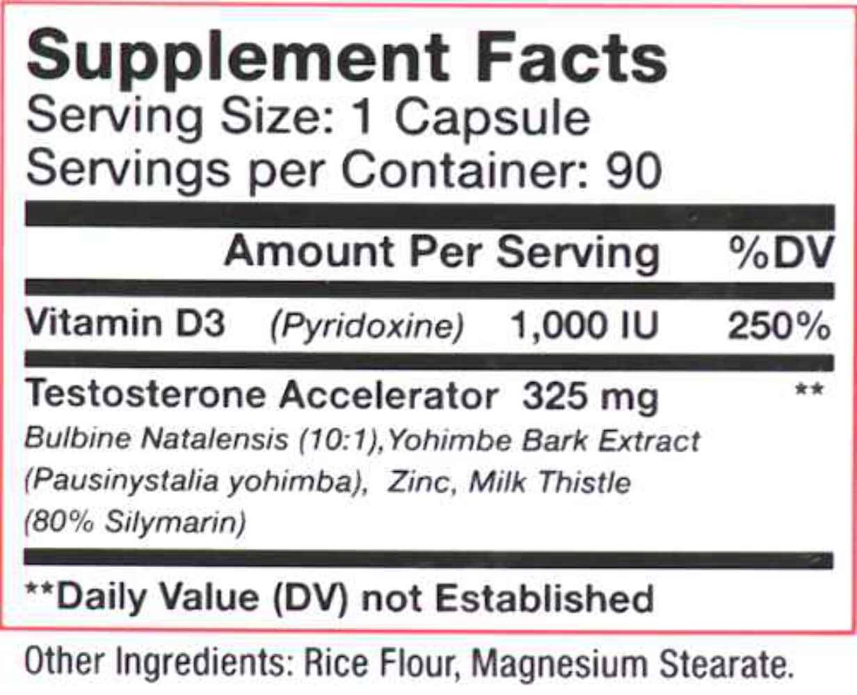 USP Labs Pink Magic Super Test Stimulator 180 Caps.