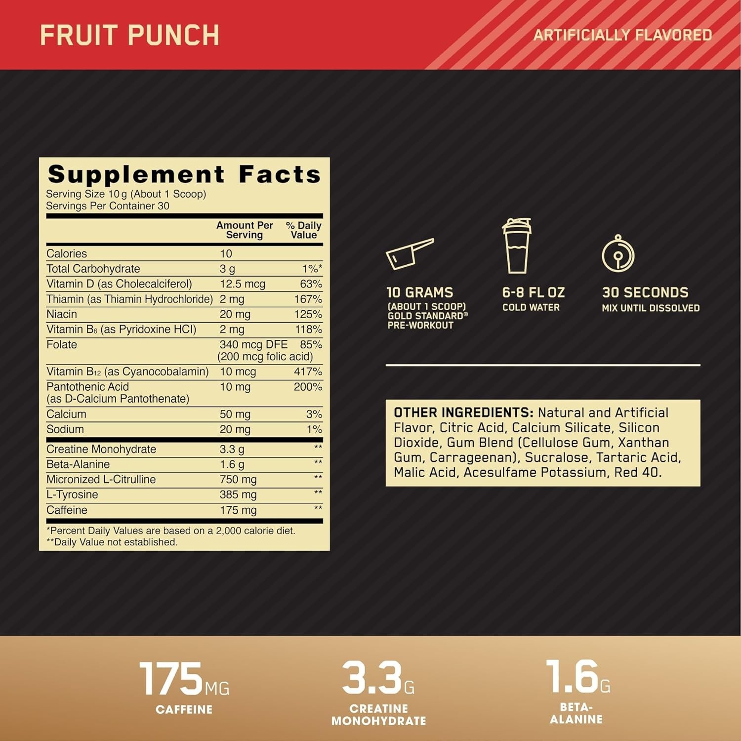 OPTIMUM NUTRITION Gold Standard Pre-Workout with Creatine, Beta-Alanine, and …