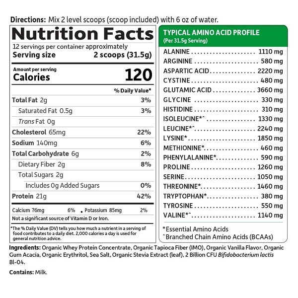 Garden of Life Sport Grass Fed Chocolate Whey 2pc 23oz Protein Powder – Read Exp