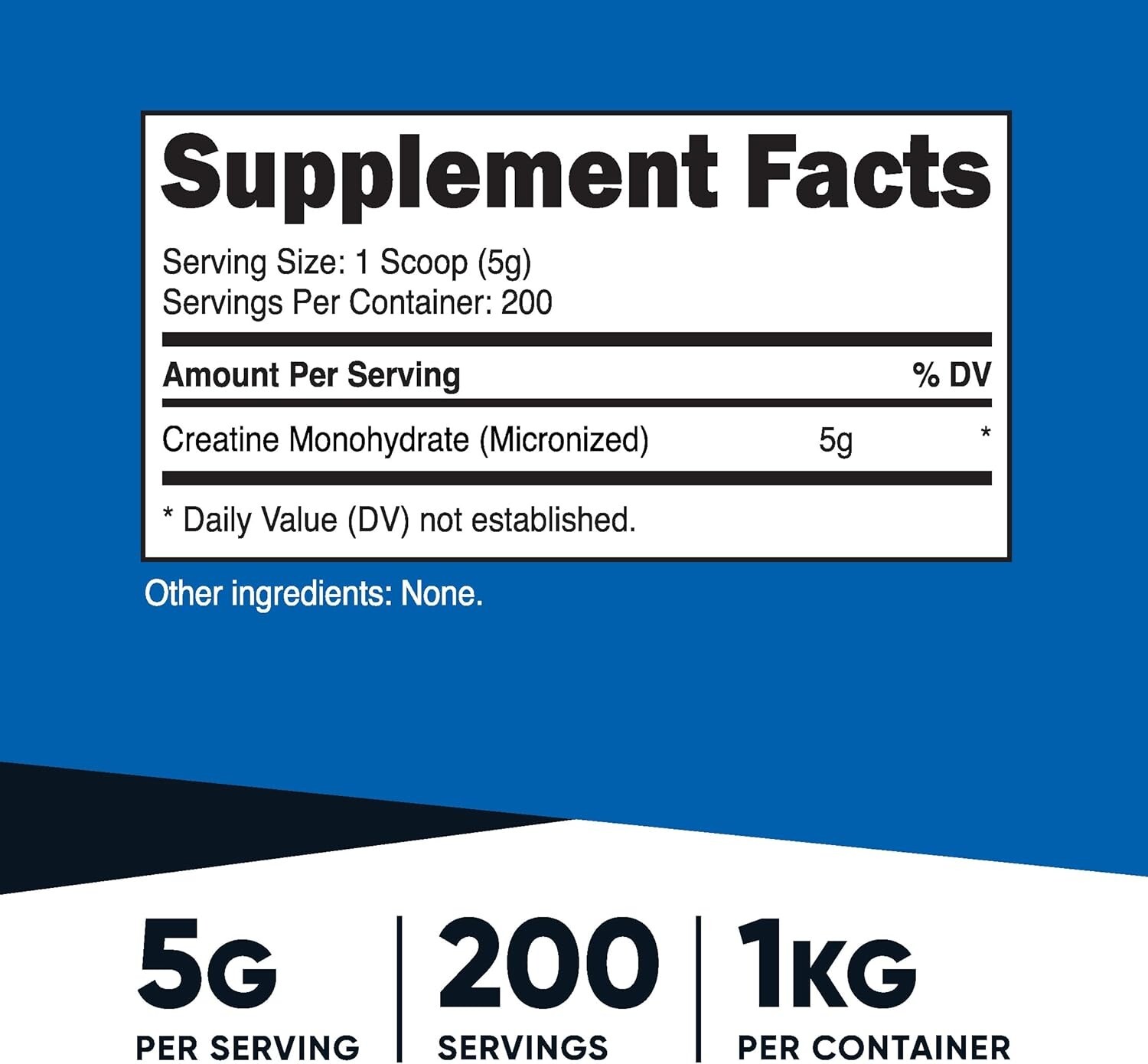 High-Quality Micronized Creatine Monohydrate – 5g Per Serving, Friendly