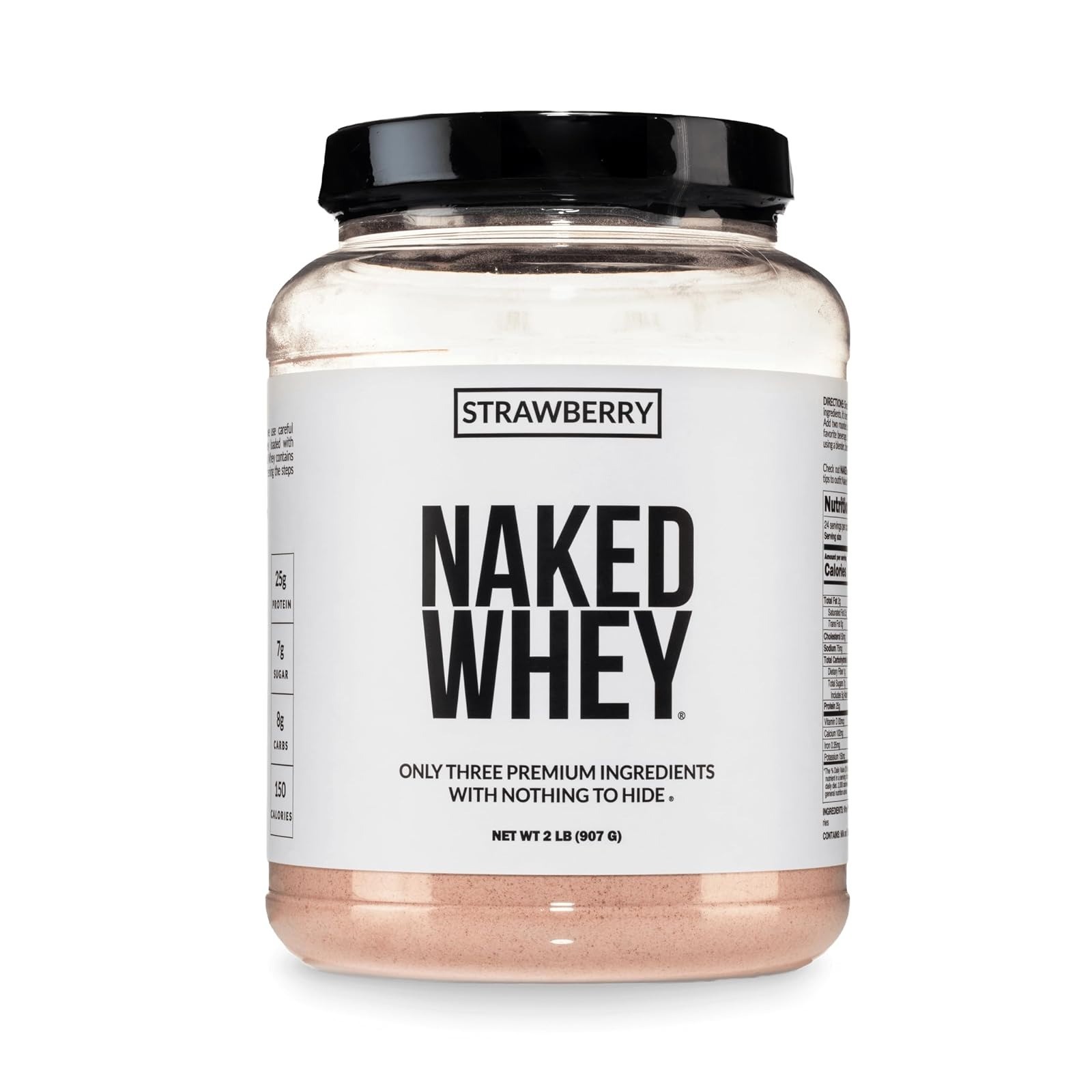 NAKED Vanilla Whey Protein 1Lb – All Natural, Grass Fed, Muscle Growth