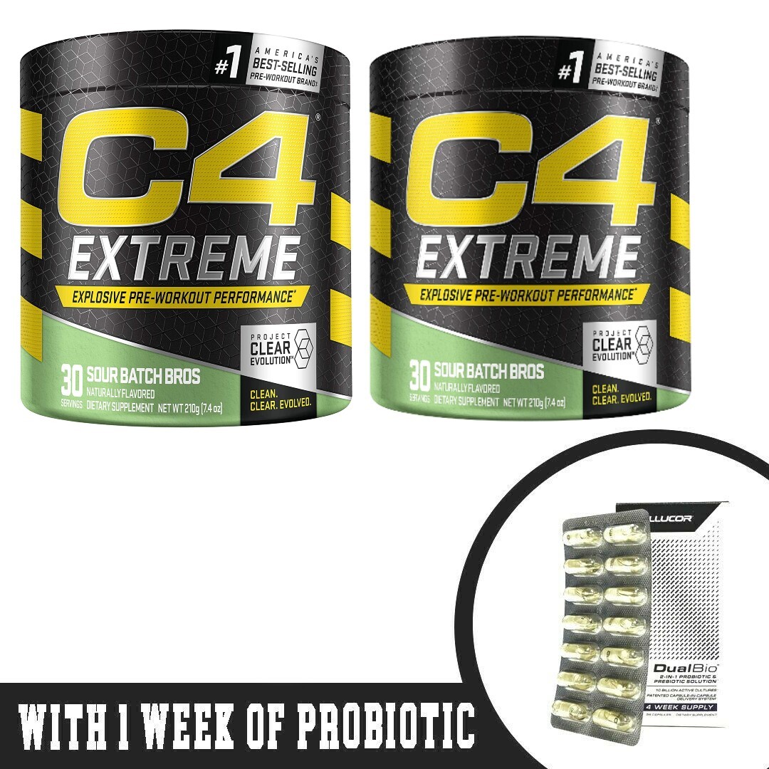 Cellucor C4 Original Pre Workout Powder – 60 Servings Fruit Punch