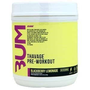 Raw X Bum Thavage Pre-Workout Blackberry Lemonade 520 grams