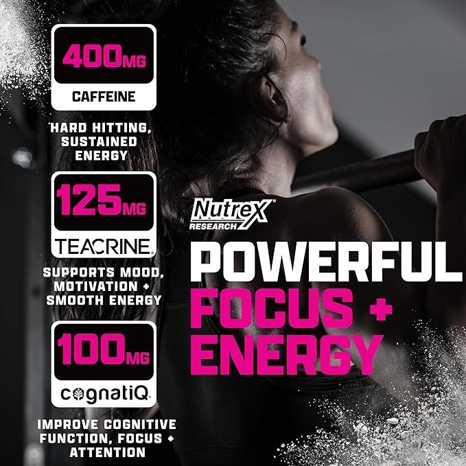 Nutrex Outlift Amped Max High Stim Pre Workout Powder 22 Servings Various Flavor