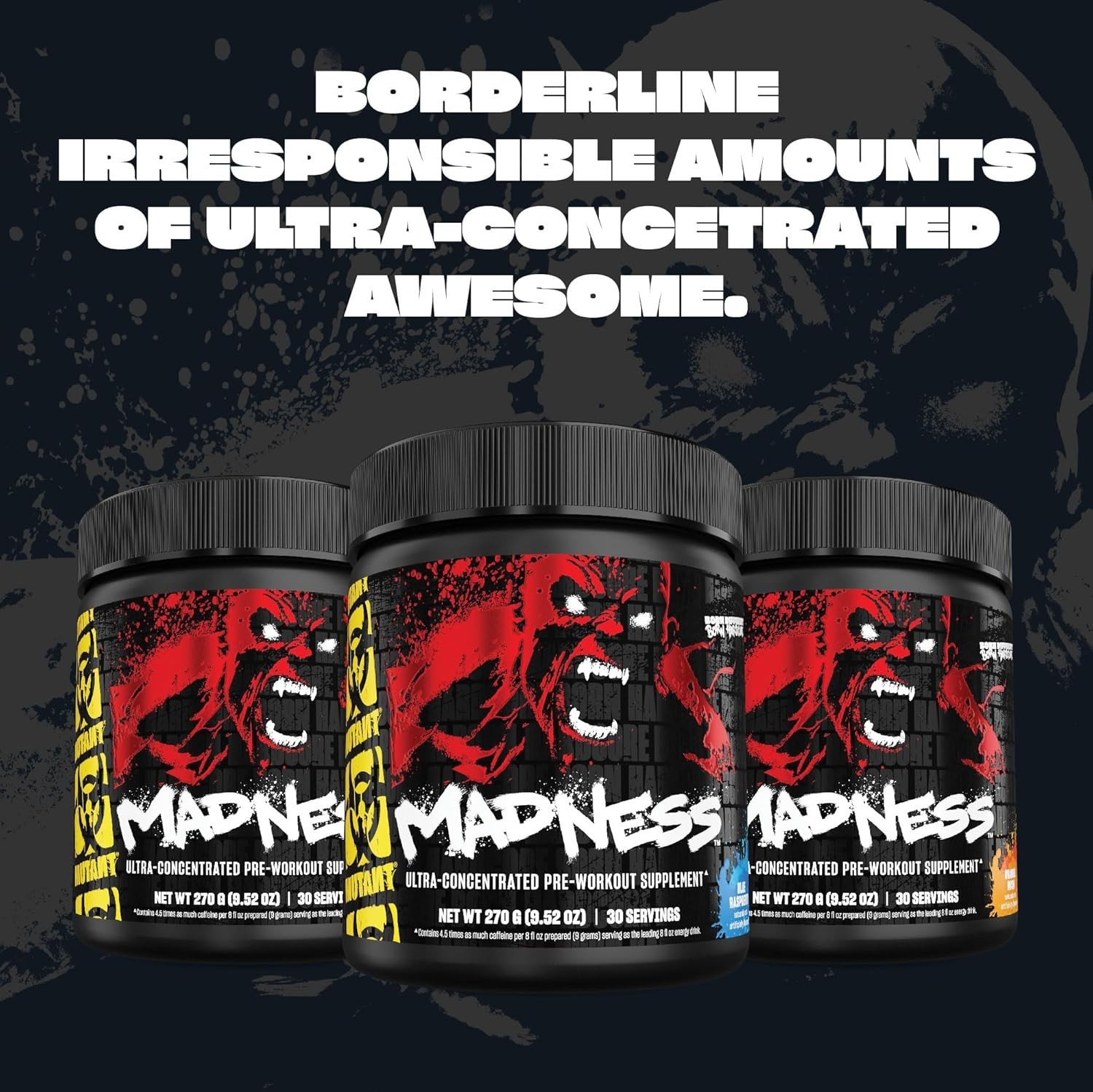 Madness Pre-Workout – Fruit Punch (30 Servings)