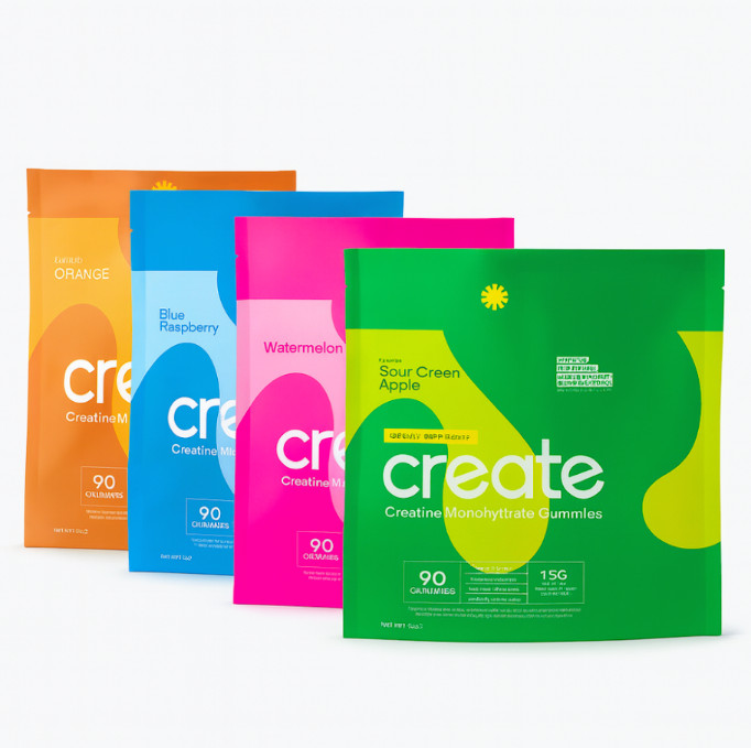Sale! Create Creatine Monohydrate Gummies – Choose Flavor – Free Shipping