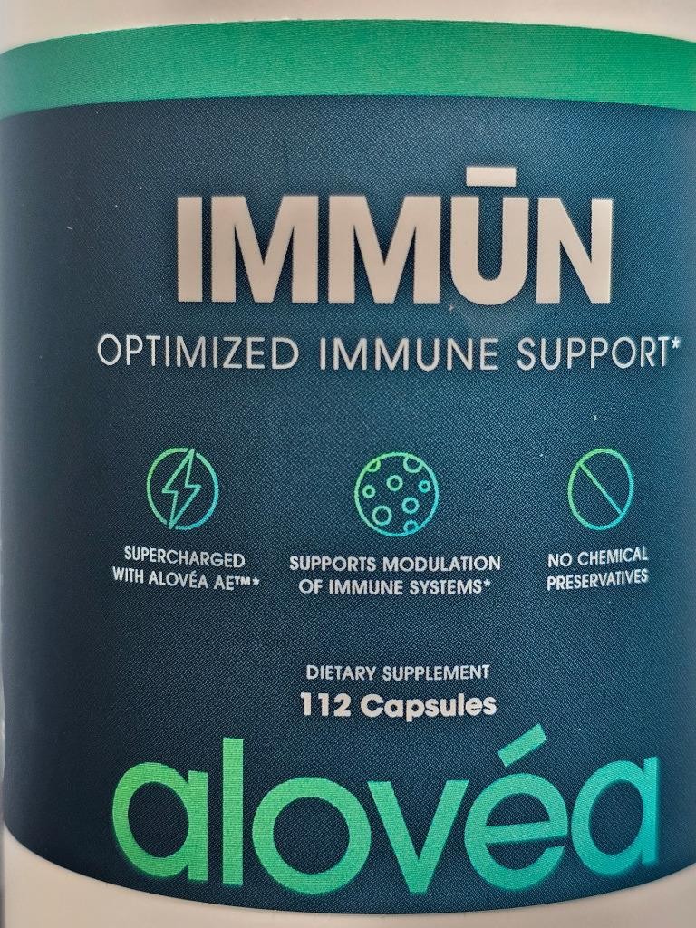 alovea IMMUN Optimized Immune Support 112 Capsules – New / Sealed! Exp 2/2027