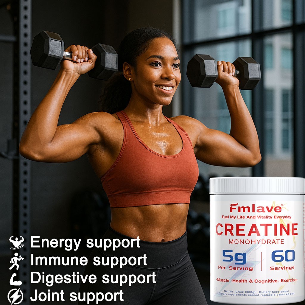 Creatine Monohydrate Powder Muscle gain (Micronized) 5g per serv 300g Unflavored