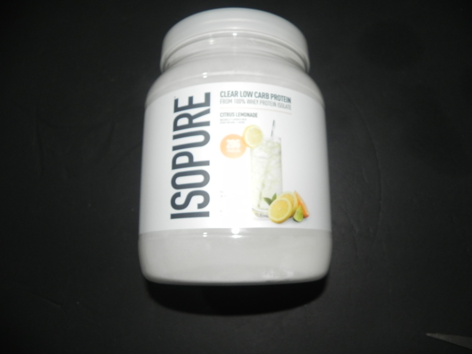 ISOPURE Clear Whey Isolate Protein Powder Citrus Lemonade 20g Protein 90 Calorie