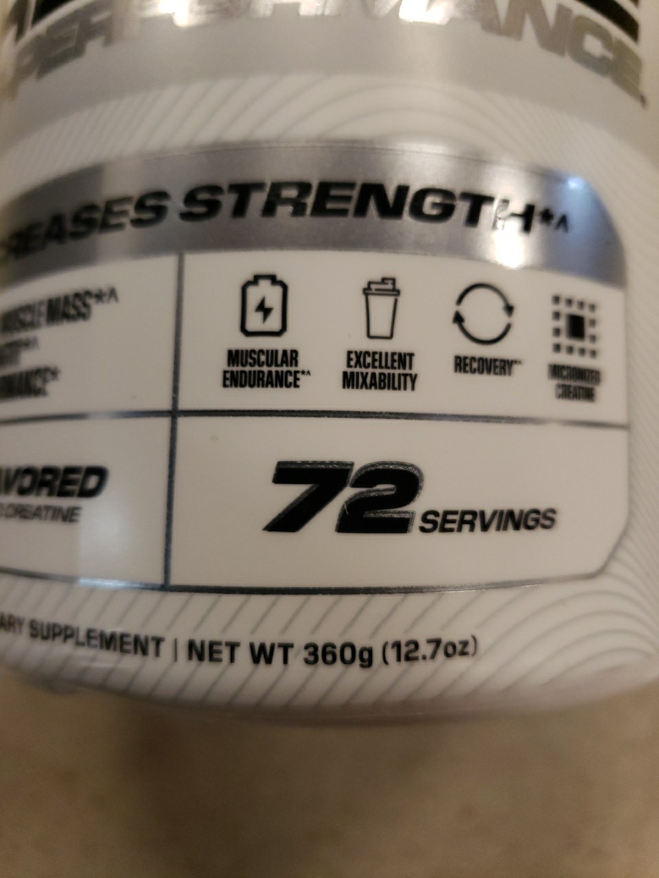 Creatine COR-Performance® Creatine, Unflavored, 12.69 oz (360 g) Exp 12/28