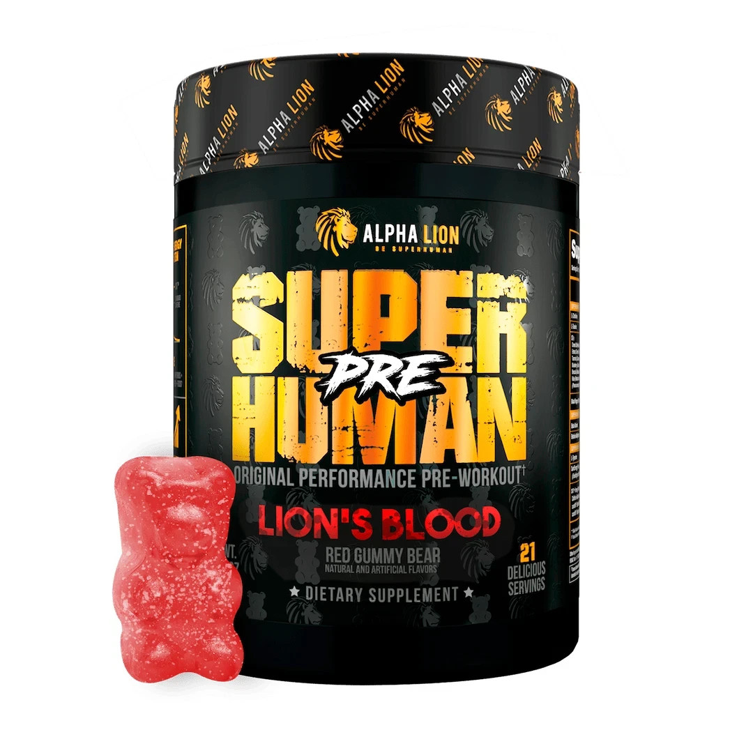 ALPHA LION SUPERHUMAN PRE Original Performance Pre-Workout Energy 21 Servings