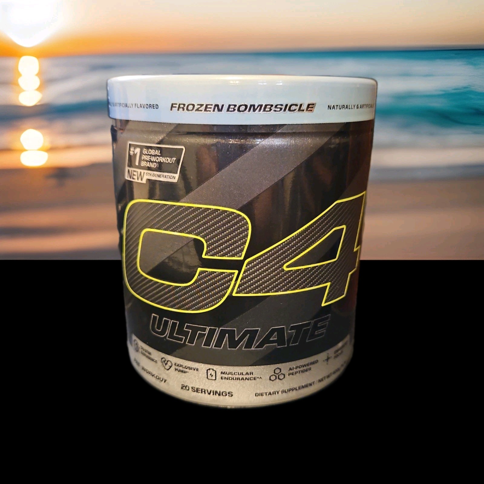 C4-ULTIMATE-PRE WORKOUT-FROZEN BOMBSICLE-20 SERVINGS-NEW/SEALED