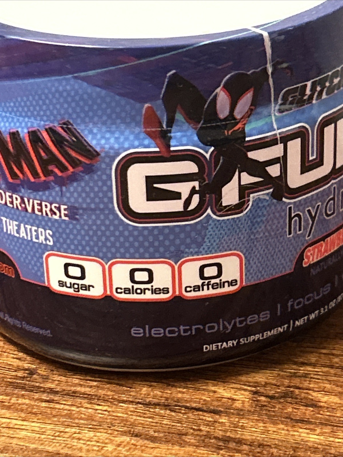 3x G Fuel Spider-Man Across the Spider-Verse Glitch Mix Hydration Tub Exp 5/2028
