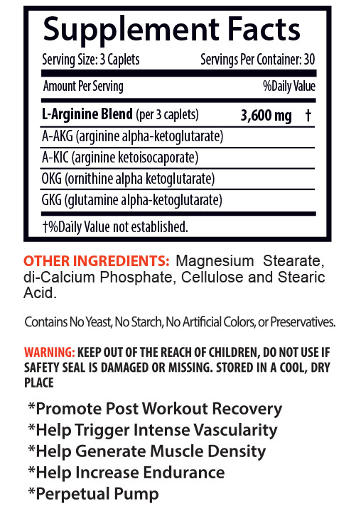 reduce muscle soreness – NITRIC OXIDE 3600MG – boost exercise performance 2B