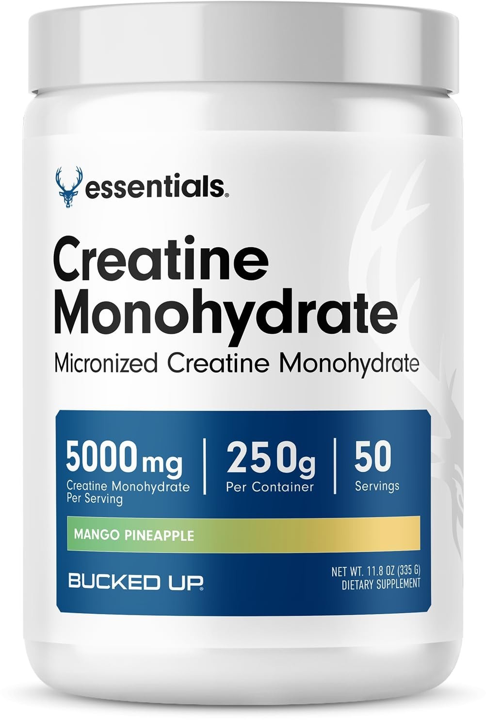 Mango Pineapple Creatine Monohydrate Powder – Easy Mix, Vegetarian, 5G/Serving,