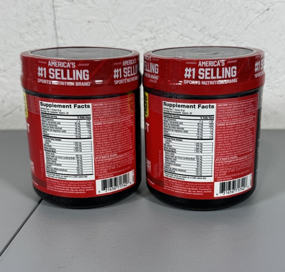 2 – New Six Star Pre-Workout Explosion 2.0 Fruit Punch – 9.52oz Each Exp. 6/5/27