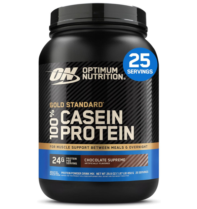 Optimum Nutrition Gold Standard Micellar Casein Protein Powder, Chocolate, 2 lb