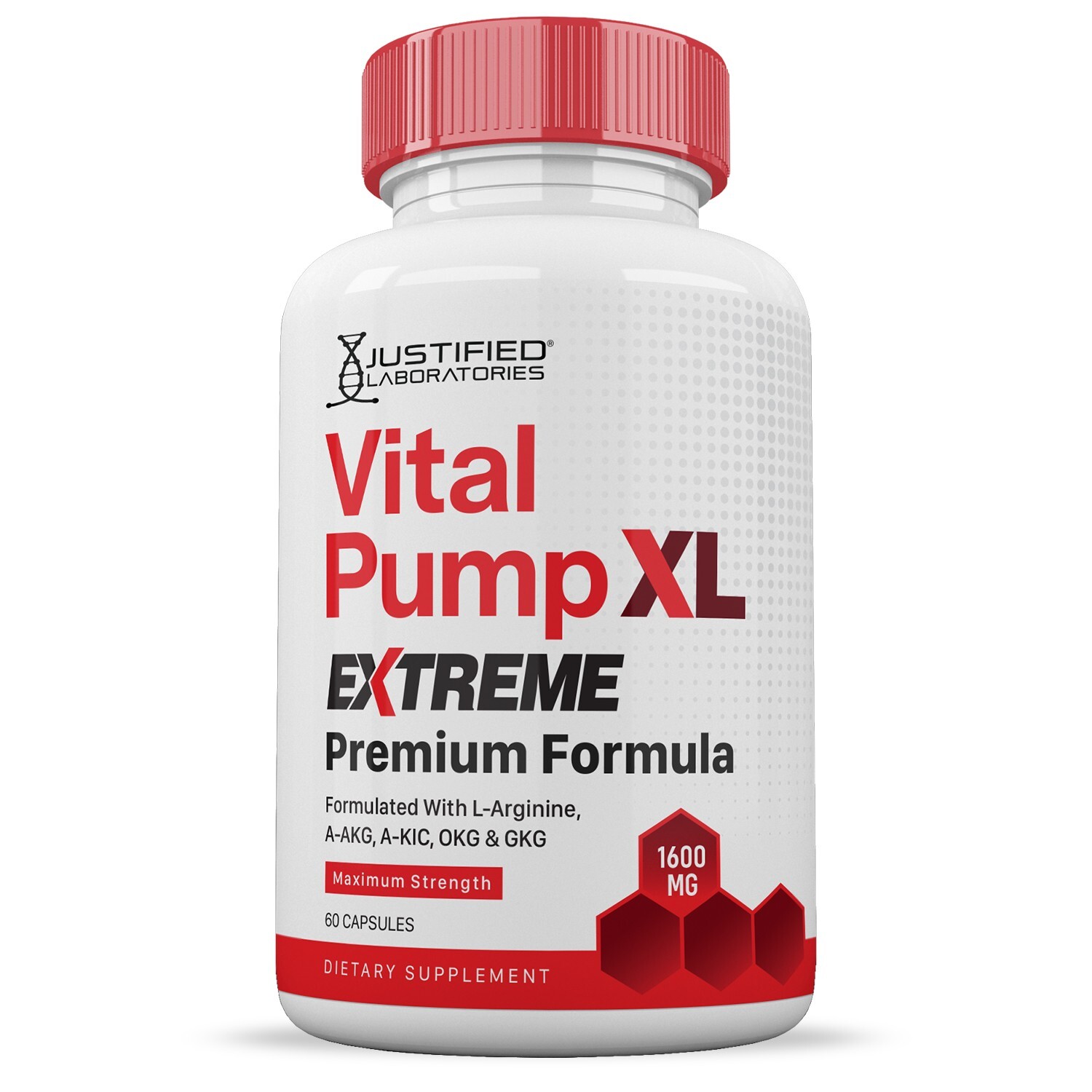 Vital Pump XL Extreme 1600MG For Men Premium Formula Supplement Pills 2 Pack